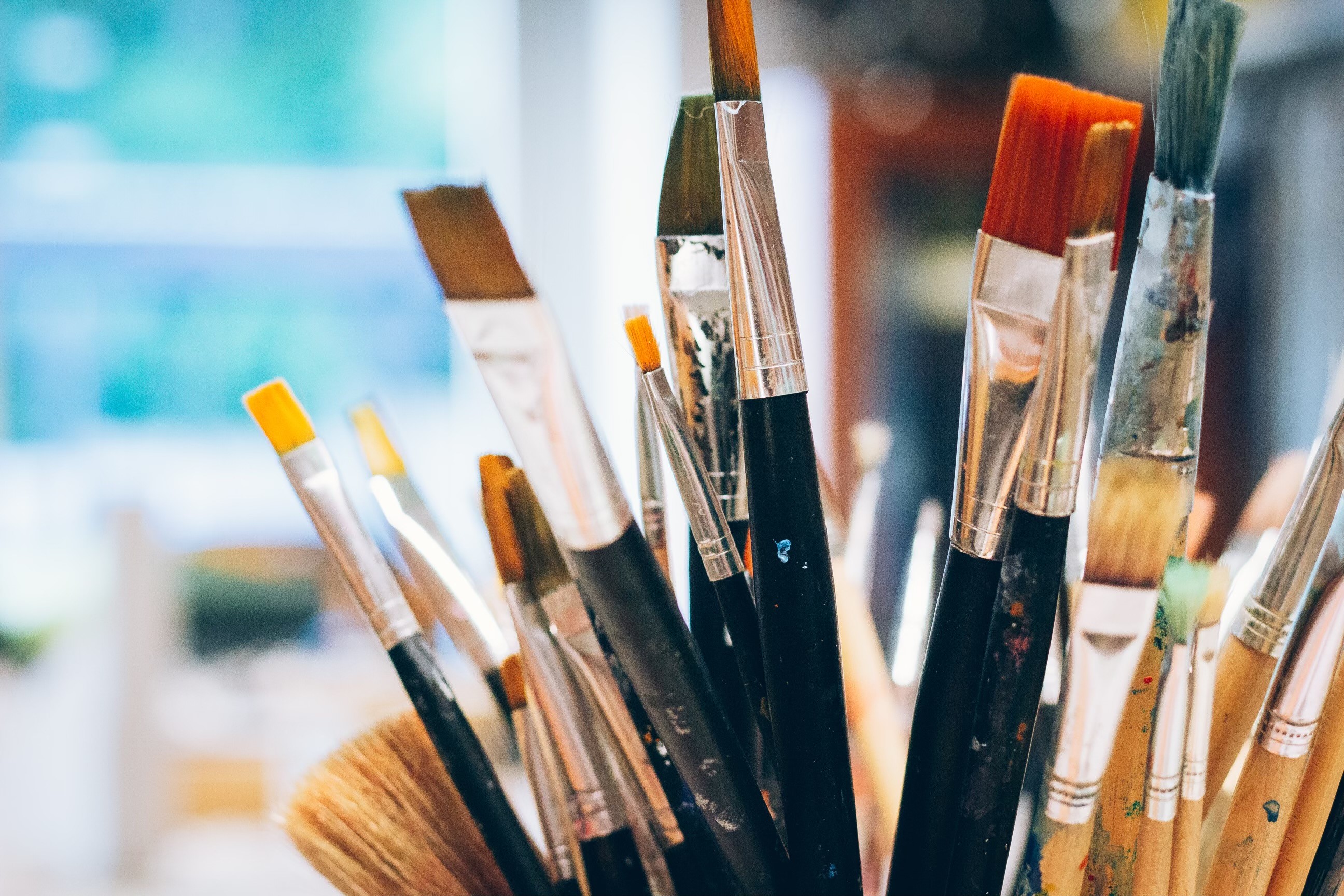 Forskellige slags pensler